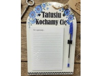 mdf Notes 24x16 cm z długopisem TATUSIU KOCHAMY CIĘ #4826