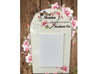 mdf Notes z zawieszką 19,5x12 cm Mamo jak dobrze, że jesteś... Kocham Cię #4326