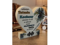 mdf Statuetka 13,4x11x2 cm Tatusiu Kochany... #4626