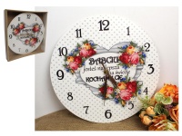 mdf Zegar 30 cm BABCIU jesteś najlepsza na świecie.... #29