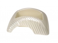 Misa GARBI małe *23* 22x17,5x8 cm BIAŁA PERŁOWA