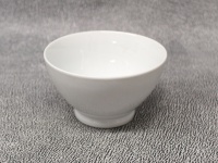 Miska, salaterka ceramiczna 13,5x7 cm BIAŁA