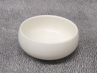 Miska, salaterka ceramiczna 12x5 cm BIAŁA