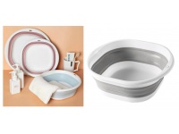 Miska składana plastik-silikon 30x28x10cm MIX KOLOR