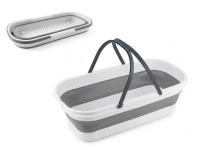 Miska składana z rączkami, plastik-silikon 56x25x16 cm