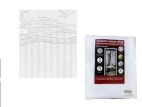 Moskitiera na drzwi z magnesem 210x100 cm BIAŁA z wzorem