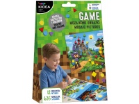 KIDEA Zestaw kreatywny Mozaikowe obrazki Kolory i Kryształy GAME 26x18x2.5 cm