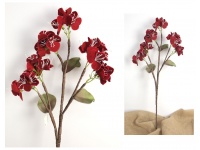 mp Kwiat MAGNOLIA DROBNA piankowa wys. 85 cm (kwiat 6 cm) CZERWONY CIEMNY