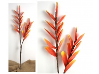 mp Kwiat Z LIŚCI YUCCA podwójny piankowy wys. 90 cm POMARAŃCZOWY