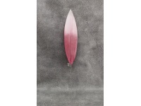 mp Liść PODŁUŻNY piankowy RÓŻOWY na piku 80 cm - 1 szt