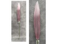 mp Liść PODŁUŻNY piankowy wys. 93 cm (liść 43x7,5cm) RÓŻ BRUDNY