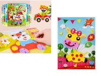 Naklejki piankowe 3D puzzle (1 arkusz) MIX 17x12 cm - 1 szt