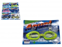 Okulary do plywania z akcesoriami na blistrze 19x13 cm - MIX KOLOR