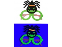 Okulary fluorescencyjne, filcowe PAJĄK 13,5x12,5 cm - 1 szt