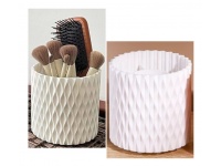 Organizer biurkowy obrotowy BIAŁY 12x11,5 cm