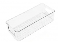 Organizer, wkład do szafki, lodówki transparentny 25x9x7 cm