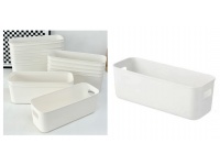 Organizer, wkład do szuflady, lodówki plastik 20x9x6 cm