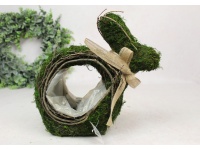 Osłonka, kosz mech, gałązki ZAJĄC 28x26x13 cm