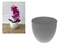 Osłonka SEVILLA 13x12 cm - SZARA - 1 szt