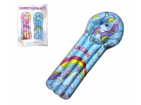 p Materac dmuchany do pływania 110x45 cm Różowy, niebieski z wzorem mix