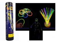 Pałeczki świecące fluorescencyjne w tubie 23 cm kpl 100 szt