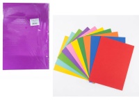 Papier kolorowy A4 - 10 kartek ciemne kolory