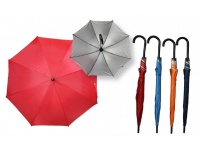 Parasol damski laska, automatyczny KOLOR srebrny środek 8 drutów (śr. 100 cm, dł. 80 cm)