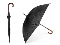 Parasol, laska, automatyczny, 8 drutów (wys. 78 cm, śr. 100 cm) - CZARNY