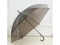 Parasol, parasolka foliowa CZARNA 8 drutów (śr  94 cm, wys 72 cm) 