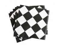 Party SZACHOWNICA Serwetki papierowe 32x32 cm - kpl 20 szt