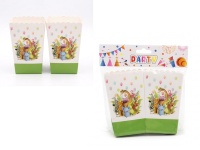 PARTY Urodziny "Happy Birthday" - ZWIERZAKI pudełeczka 14x9x7 cm kpl 10 szt