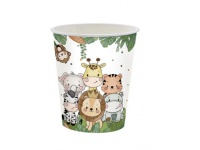 Party ZOO Kubeczki papierowe 8x7,5x5 cm - kpl 10 szt
