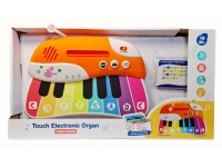 Pianino dla malucha dodykowe + karty do grania muzyki w kartonie 38x20x5 cm