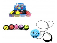 Piłka piankowa na gumce METEORYT-BUŹKA 7 cm - mix kolor