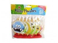 Pillow Monsters Gwizdki medalion - kpl 6 szt