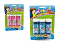 Płyn do robienia baniek mydlanych 3x50 ml na blistrze 20x14 cm