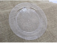 Podtalerz, patera dekoracyjna TRANSPARENTNA 26 cm