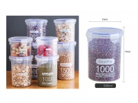 Pojemnik kuchenny zamykany z pokrywką OKRĄGŁY 1000 ml
