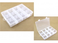 Pojemnik plastikowy ORGANIZER transparentny 20x13x3,5 cm