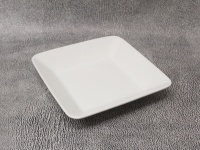 Półmisek ceramiczny KWADRATOWY 24x4,5 cm BIAŁY