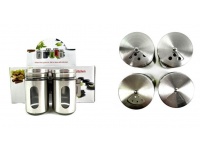 Przyprawnik szkło-metal 3 otwory 8x5 cm - 1 szt