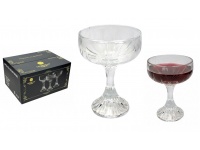 Pucharek, kieliszek 220ml na wysokiej nóżce 14x9,5 cm - 1 szt