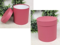 Pudełko papierowe FLOWER BOX BRUDNY RÓŻ 18x18 cm