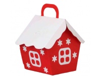 Pudełko prezentowe kartonowe, świąteczne DOMEK 12x9x8 cm