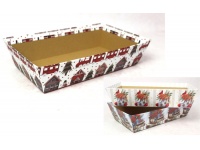 Pudełko prezentowe, kartonowe świąteczne 36x27x10 cm mix wzorów