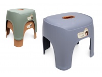 Pufa, stołek, taboret dla dzieci plastikowy 28x23x23 cm MIX KOLOR