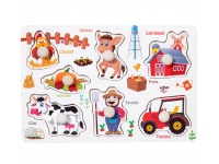 Puzzle drewniane FARMA 23x15 cm