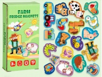 Puzzle magnetyczne FARMA 19 el. w kartoniku 18x9,5x4,5 cm