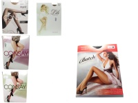 Rajstopy damskie LYCRA 20 den - rozm. 5 czarne MIX
