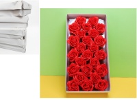 RÓŻE mydlane (6x8 cm) CZERWONE opakowanie 25 szt